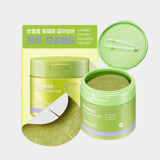 Centellian24 Medecca Real Green Pore Pad 60pcs 170g - EmpressKorea