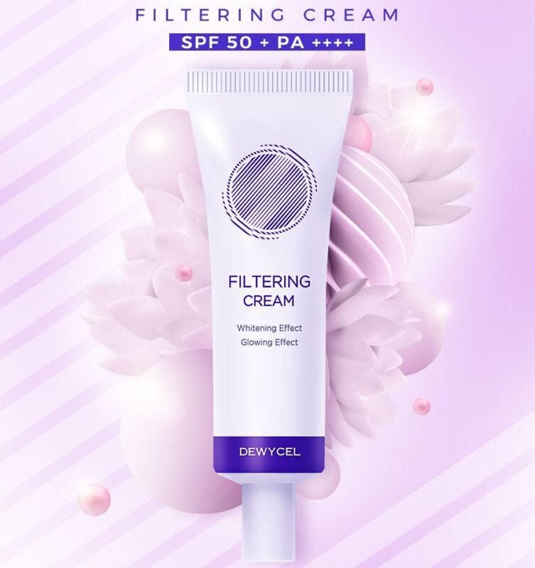 DEWYCEL Filtering Cream SPF 50+ PA++++ 40ml - EmpressKorea