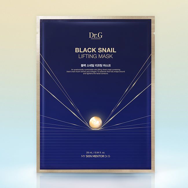 Dr.G Black Snail Lifting Mask Sheet 28ml*10pcs - EmpressKorea