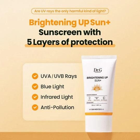 Dr.G Brightening Up Sun+ SPF 50+ PA++++ 50ml - EmpressKorea