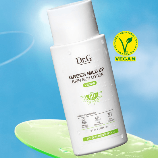 Dr.G Green Mild Up Skin Sun Lotion SPF 50+ PA++++ 50ml - EmpressKorea