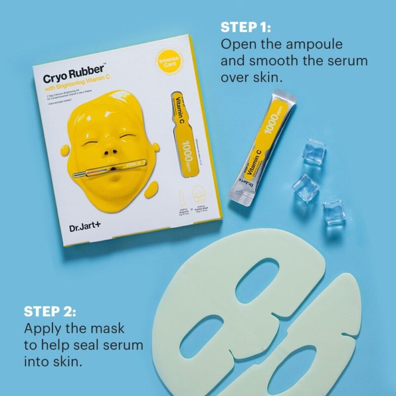 Dr.Jart+ Cryo Rubber™ Brightening Mask 2pcs - EmpressKorea