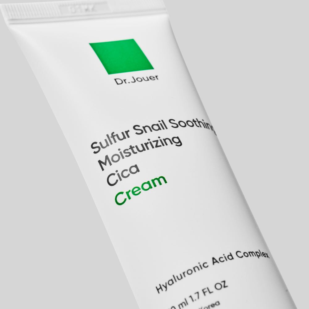 Dr. Jouer Sulfur Snail Soothing Moisturizing Cica Cream 50ml - EmpressKorea