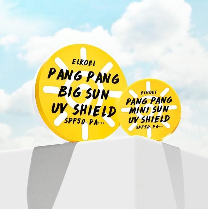 ELROEL Pang Pang Big Sun Cushion UV Shield SPF 50+ PA++++ - EmpressKorea