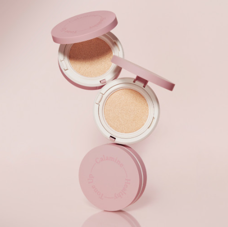 Etude Healthy Calamine Tone Up Cushion 15g SPF34 PA++ - EmpressKorea