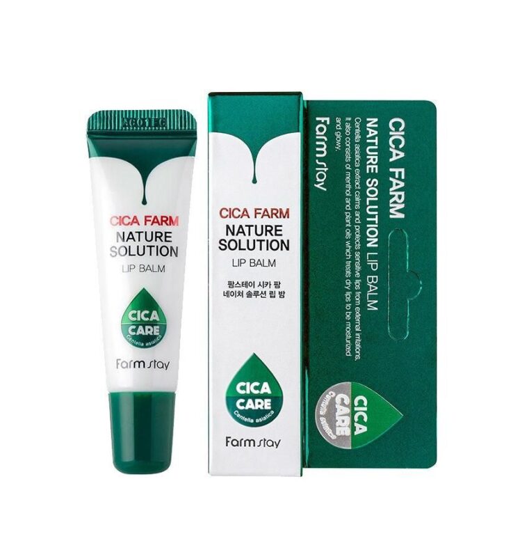 FARMSTAY CICA FARM NATURE SOLUTION LIP BALM 10g - EmpressKorea