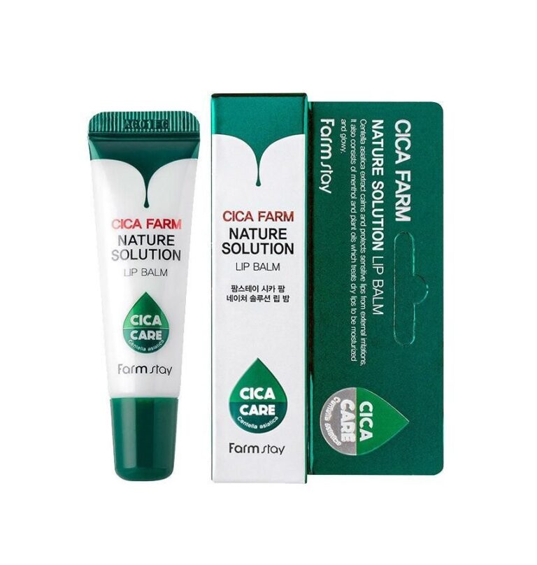 FARMSTAY CICA FARM NATURE SOLUTION LIP BALM 10g - EmpressKorea