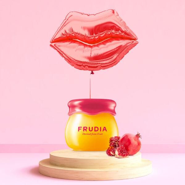 FRUDIA Pomegranate Honey 3 in 1 Lip Balm 10g - EmpressKorea