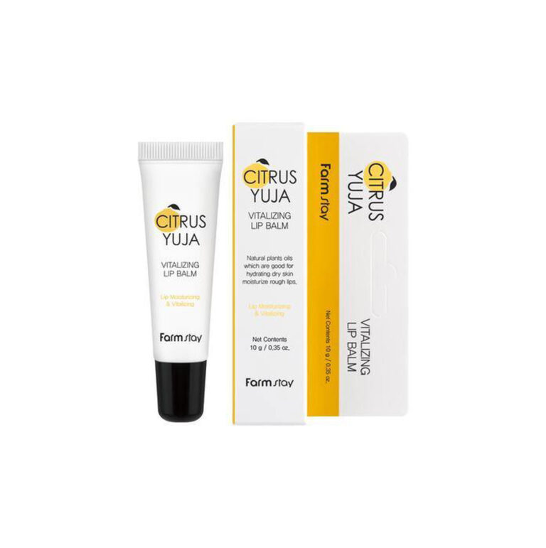 Farmstay Citrus Yuzu Vitalizing Lip Balm 10g - EmpressKorea