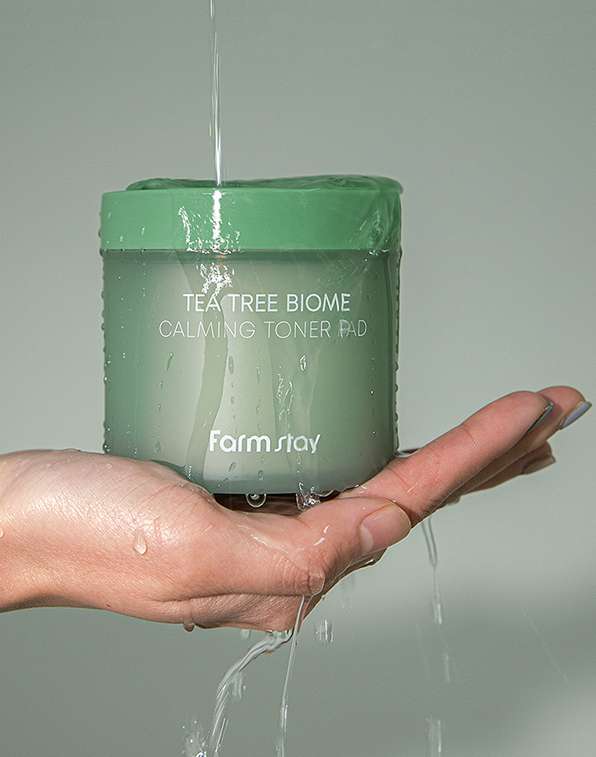Farmstay Tea Tree Biome Calming Toner Pad 70pads 140ml - EmpressKorea