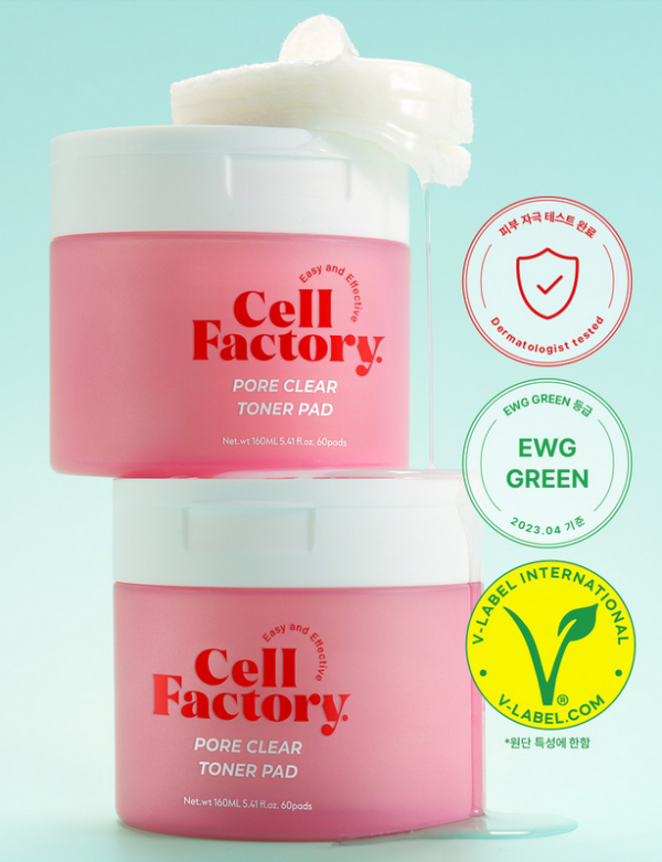 GD11 Cell Factory Pore Clear Toner Pad 60 sheets 160ml - EmpressKorea