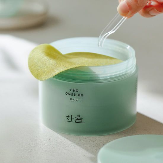 HANYUL Pure Artemisia Watery Calming Pads 170ml 60sheets - EmpressKorea