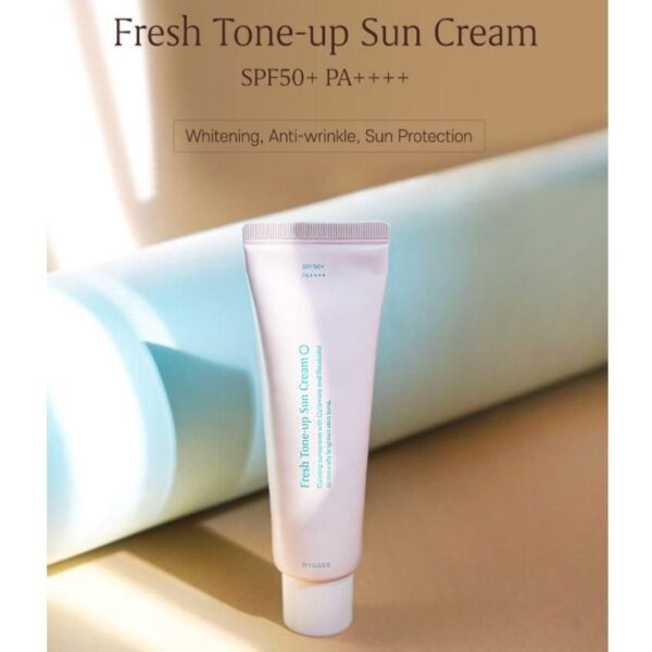 HYGGEE Fresh Tone-Up Sun Cream 50ml SPF 50+ PA++++ - EmpressKorea