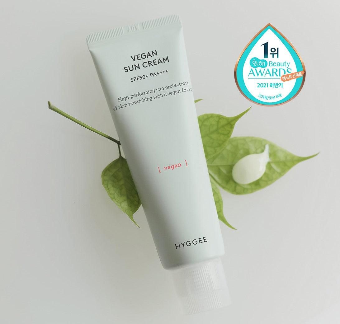 HYGGEE Vegan Sun Cream SPF 50+ PA++++ 50ml - EmpressKorea
