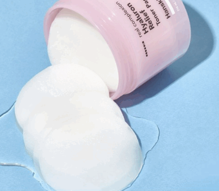 Hanskin Real Complexion Hyaluronic Relief Toner Pad 60pads 210ml - EmpressKorea