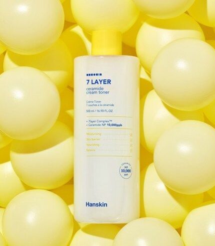 Hanskin Seven Layer Ceramide Cream Toner 500ml - EmpressKorea