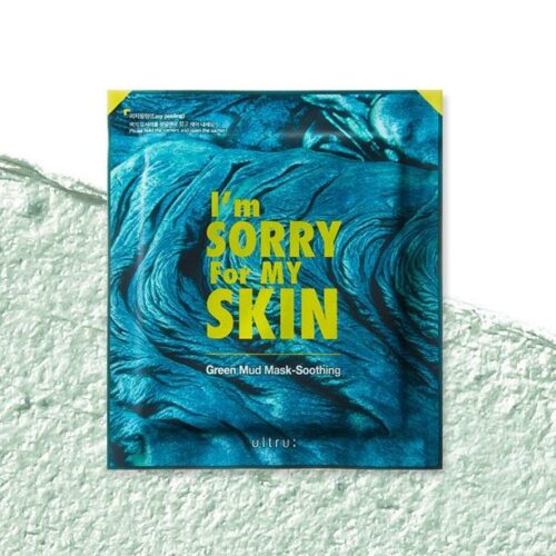 Iβm Sorry For My Skin Green Mud Mask-Soothing 18g 10pack - EmpressKorea