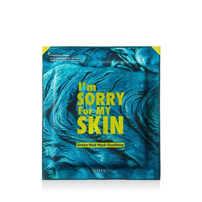 I’m Sorry For My Skin Green Mud Mask-Soothing 18g 10pack - EmpressKorea