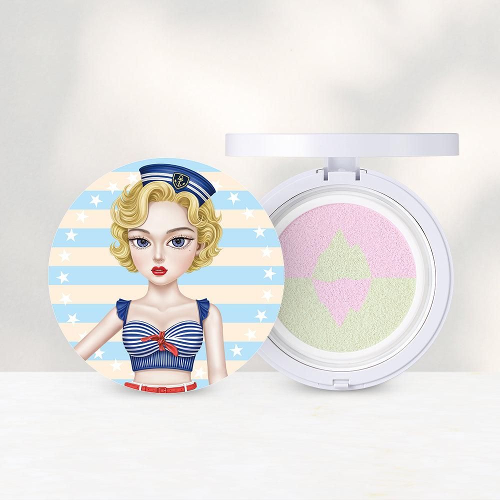 Iron Wall Woman Sun Cushion Season 3 Iron Wall Centella Glacier Family Sun Cushion - EmpressKorea