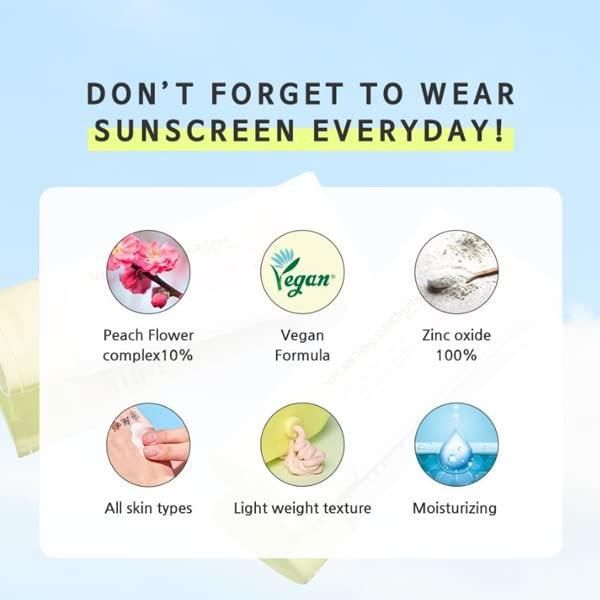 KLAVUU Vegan Zinc Suncream SPF 50+ PA++++ 50ml - EmpressKorea