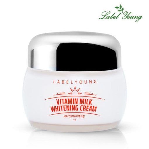 Label Young Shocking Vitamin Milk Whitening Cream 55g - EmpressKorea