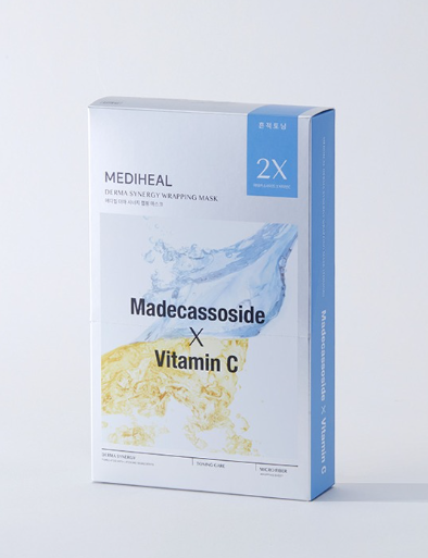 MEDIHEAL Derma Synergy Wrapping Mask - Toning 25ml*10pack - EmpressKorea