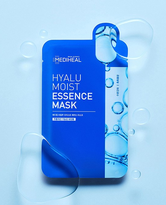 MEDIHEAL Hyalu Moist Essence Mask 20ml*15pack - EmpressKorea