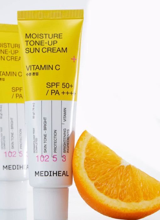 MEDIHEAL Moisture Tone Up Sun Cream 50g - EmpressKorea