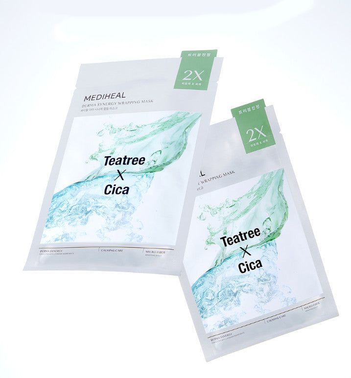 MEDIHEAL Synergy Wrapping Mask - Calming 25ml*10pack - EmpressKorea