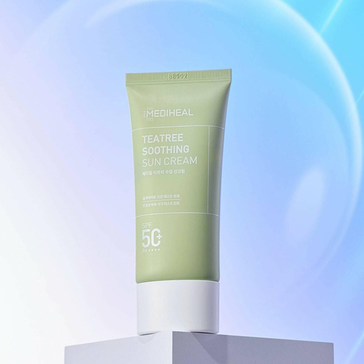 MEDIHEAL TEATREE SOOTHING SUN CREAM 50ML - EmpressKorea