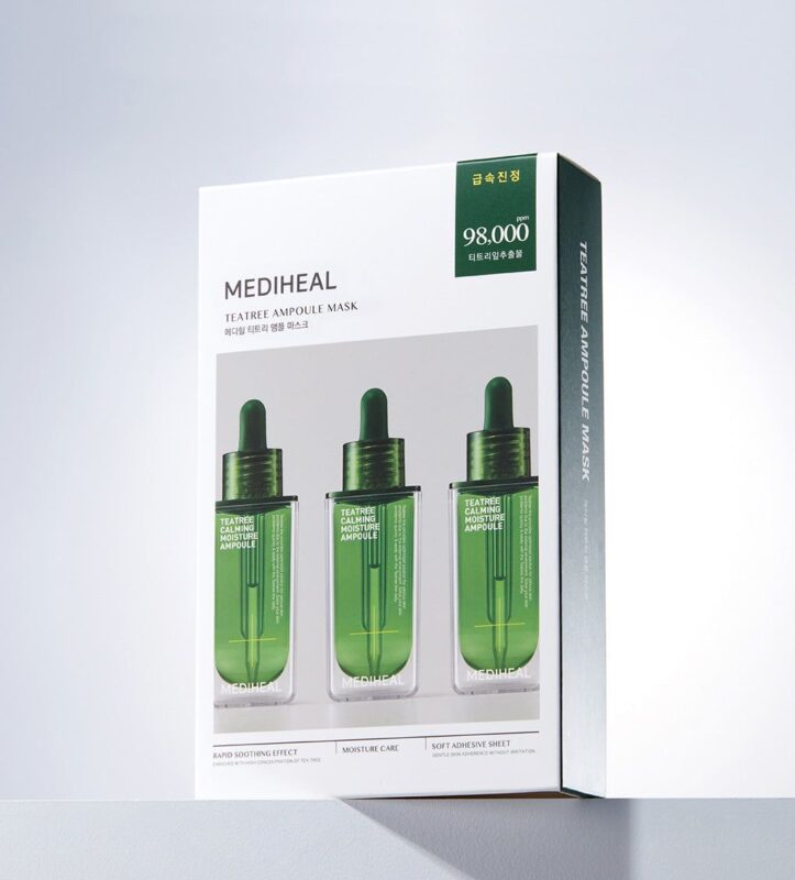 MEDIHEAL Tea Tree Ampoule Mask 10sheets*25ml - EmpressKorea