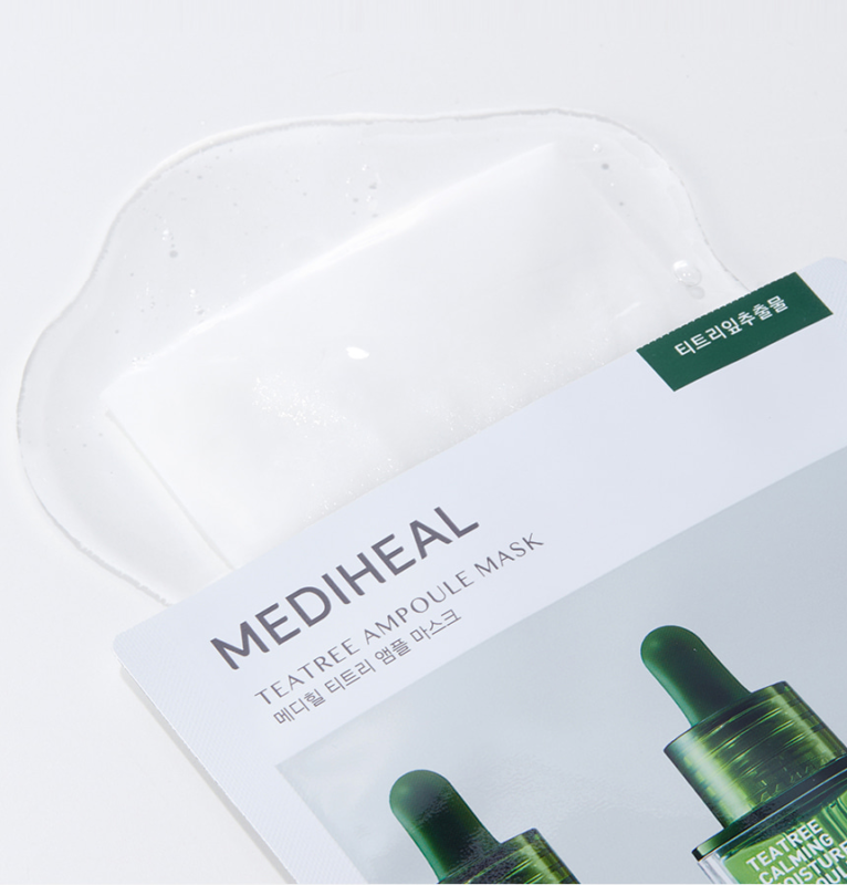 MEDIHEAL Tea Tree Ampoule Mask 10sheets*25ml - EmpressKorea