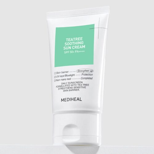 MEDIHEAL Tea Tree Soothing Sun Cream 50ml - EmpressKorea