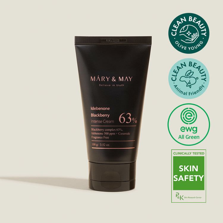 Mary&May Idebenone + Blackberry Complex Intensive Cream 100g - EmpressKorea