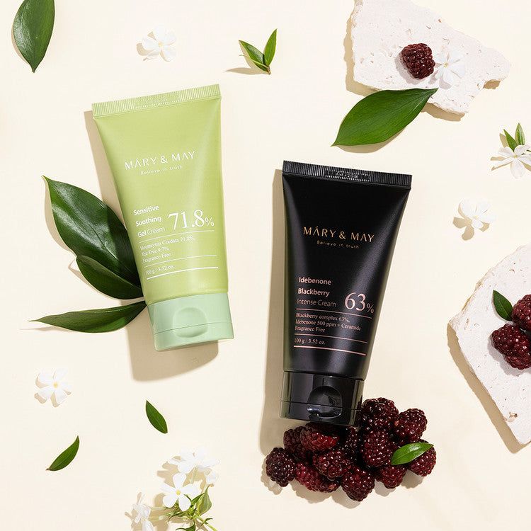 Mary&May Idebenone + Blackberry Complex Intensive Cream 100g - EmpressKorea