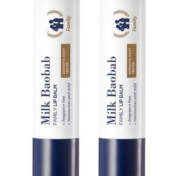Milk Baobab Family Lip Balm 3.5g*2pack - EmpressKorea