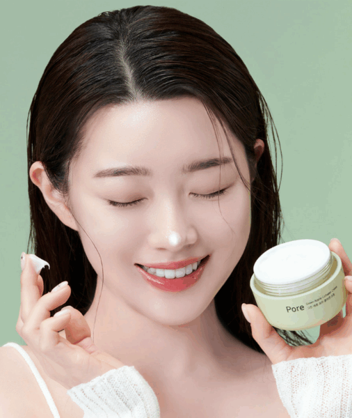 Milk Touch Green Apple Pore Collagen Cream 50ml - EmpressKorea