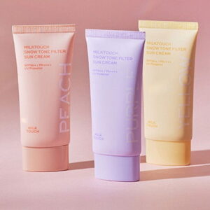 Milk Touch Snow Tone Filter Sun Cream 50ml - EmpressKorea