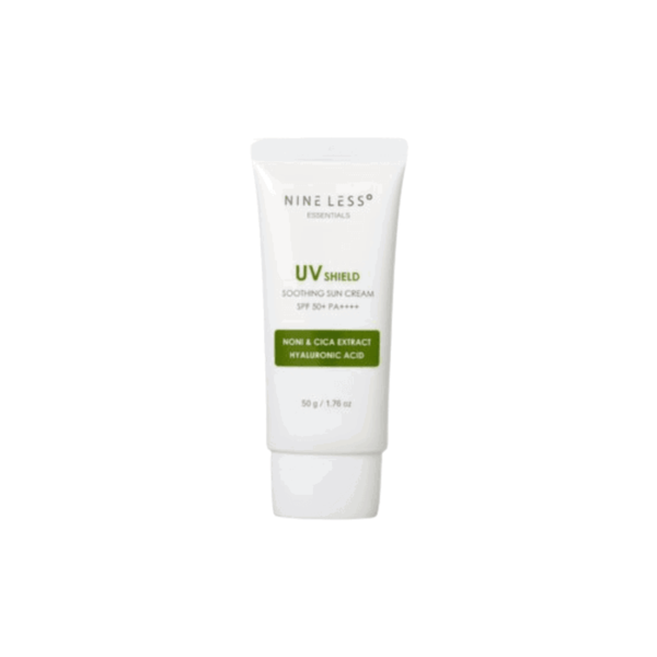 NINE LESS Essentials UV Shield Soothing Sun Cream SPF 50+ PA++++ 50g - EmpressKorea
