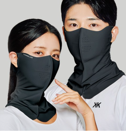 NORMAL LIFE UV Protection Sports Cooling Golf Mask - EmpressKorea