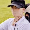 NORMAL LIFE UV Protection Sports Cooling Golf Mask - EmpressKorea