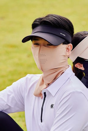 NORMAL LIFE UV Protection Sports Cooling Golf Mask - EmpressKorea