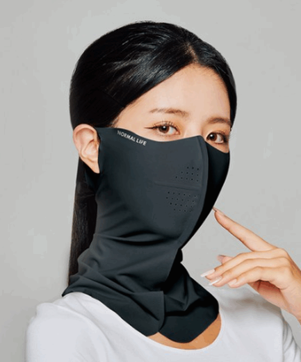 NORMAL LIFE UV Protection Sports Cooling Golf Mask - EmpressKorea