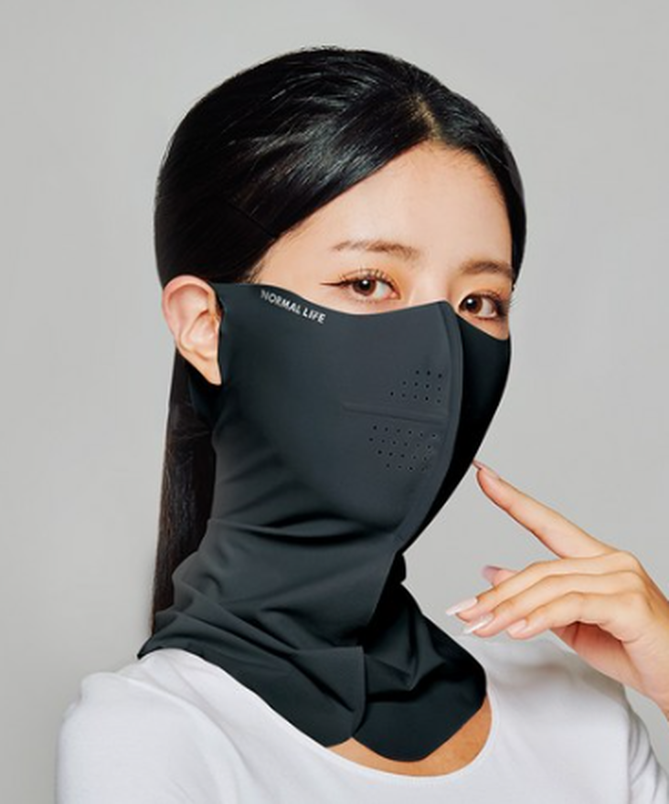 NORMAL LIFE UV Protection Sports Cooling Golf Mask - EmpressKorea