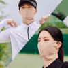 NORMAL LIFE UV Protection Sports Cooling Golf Mask - EmpressKorea