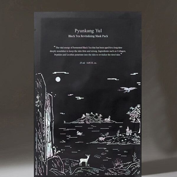 Pyunkang Yul Black Tea Revitalizing Mask Pack 25ml*10 packs - EmpressKorea