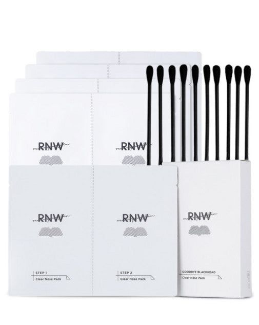 RNW Two Step Clear Nose Blackhead Soothing Nose Pack 5pack (1Box) - EmpressKorea