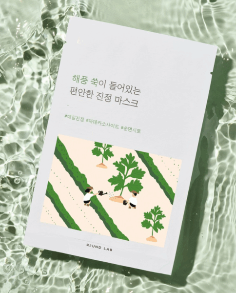 ROUND LAB Sea Breeze Mugwort Soothing Mask 25ml*10 - EmpressKorea