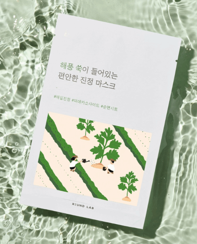 ROUND LAB Sea Breeze Mugwort Soothing Mask 25ml*10 - EmpressKorea