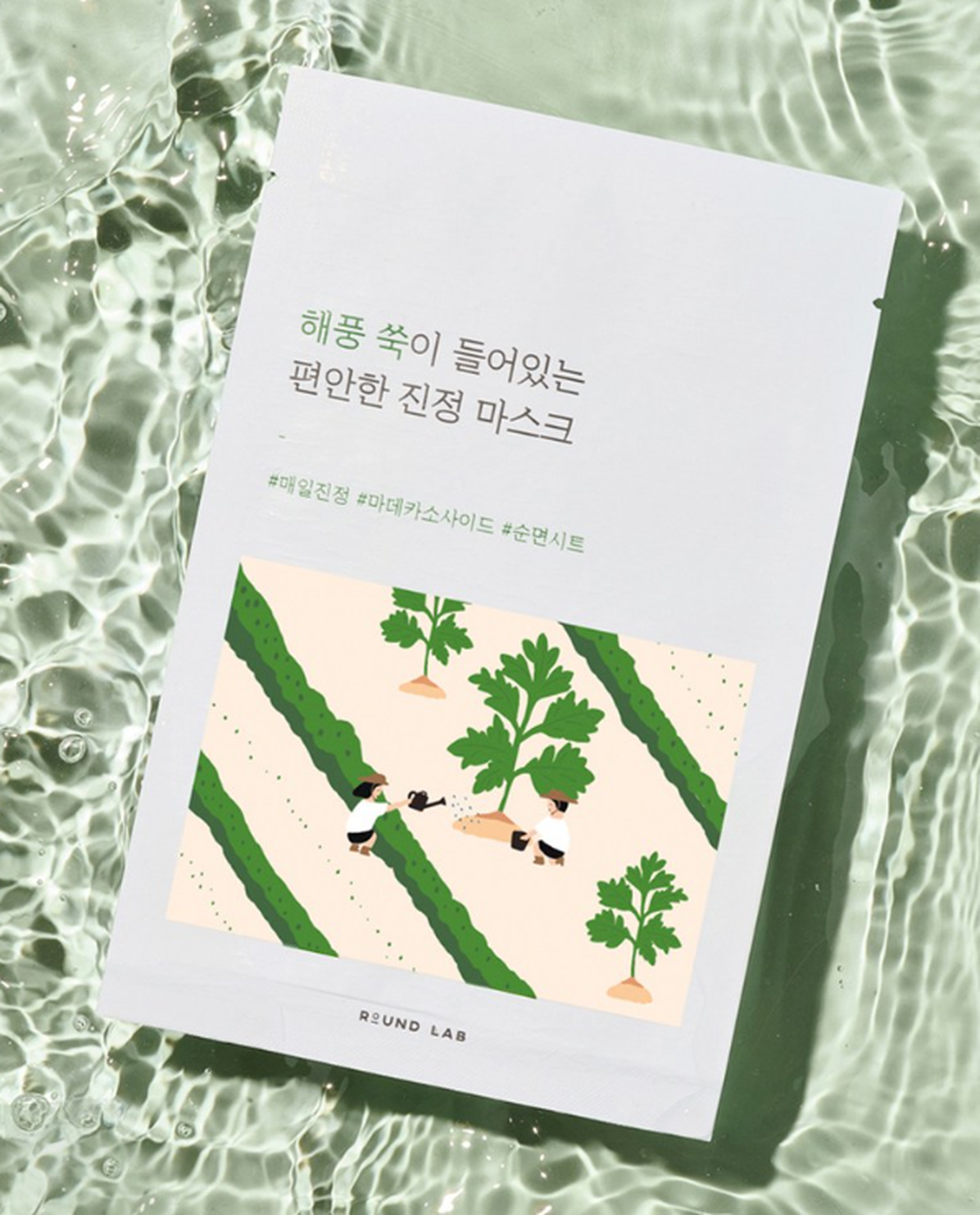 ROUND LAB Sea Breeze Mugwort Soothing Mask 25ml*10 - EmpressKorea